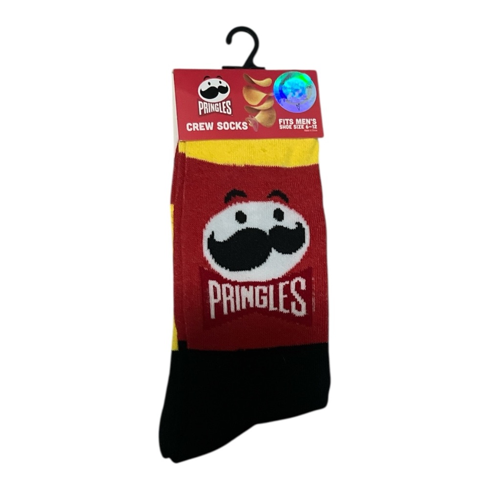 Pringle Men’s Red and Black Crew Socks Size 6-12
